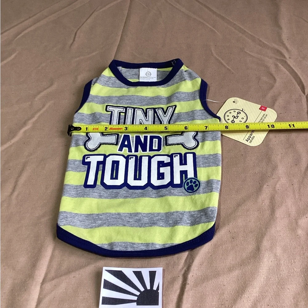 Bond & Co Tiny and Tough Dog Tank Top XS